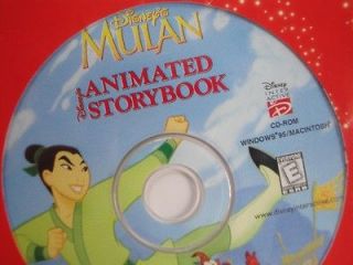 MULAN ANIMATED STORYBOOK CD ROMDISNEY INTERACTIVE CD