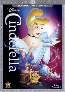 Disneys Cinderella Full Screen DVD/Blu Ray New Factory Sealed