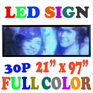   COLOR] 19x102 LED MOVING SCROLLING PROGRAMMABLE DISPLAY SIGN BOARD