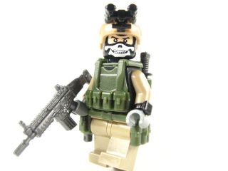 Lego custom   Marine Navy Seal Army Delta trooper Army Soldier Dessert 