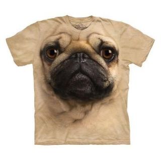 New PUG FACE Pet Dog Animal T Shirt S 3XL The Mountain Official Tee
