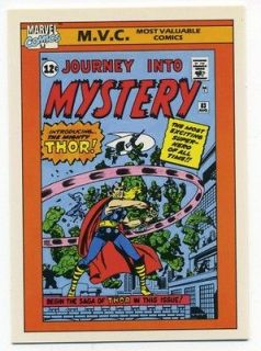   SERIES 1 1990 #128; Journey Into Mystery #83; Trading Card, Thor