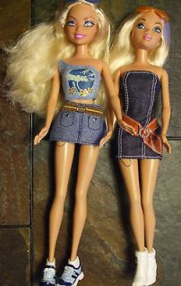 BLOND MY SCENE BARBIE DOLLS in CLOTHES w/ SHOES
