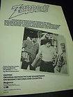 ZAPPED 1982 music soundtrack PROMO AD Scott Baio Willie Aames and 