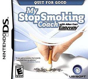 NEW#1~SEALED~MY~STOP~SMOKING~COACH~WITH~ALLEN~CARR~QUIT~GAME~~DS+LITE 