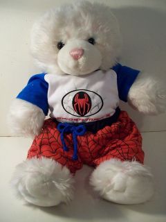Build A Bear Clothing~Spider Man Outfit~Red Pants~W/White Shirt~Spider 