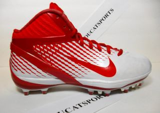 New Mens Nike Air Zoom Alpha Talon TD Football Cleats Red & White