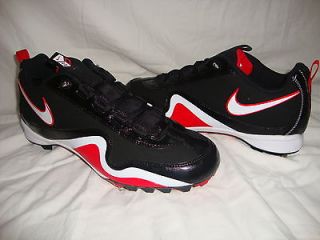 NIB Nike Men’s Slasher 414990 Baseball Cleats Size 11 Black & Red