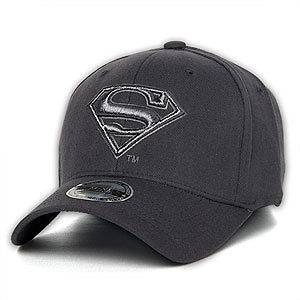 Baseball Cap Superman Flexfit/ Spandex Hat/ Gray AC106 DC Comics
