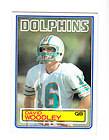 1981 DAVID DAVE WOODLEY Miami Dolphins Red Sticker
