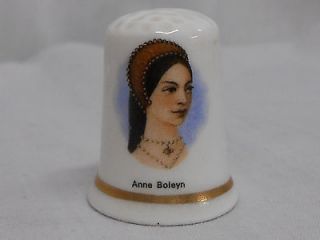 Anne Boleyn Picture THIMBLE ~ 2nd Wife of Henry the VIII ~