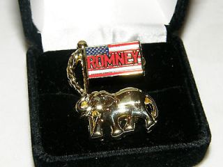 Newly listed MITT ROMNEY PIN REPUBLICAN PRESIDENT ELECTION BUTTON 