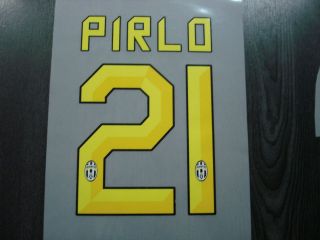 NEW RARE Juventus Home and Away 2011 12 DEL PIERO PIRLO Name 