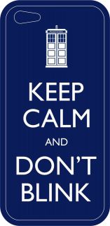 Dr Who   Keep Calm and Dont Blink (2) Skin (Sticker) iPhone 5, 4, 4s 