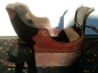 Antique French Canadian horse drawn sleigh