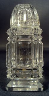 antique glass salt shaker
