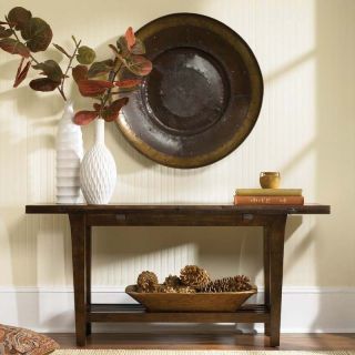 Umber Contemporary Flip Top Console Table