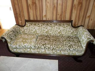 Antique Victorian Duncan Phyfe Style Sofa Couch,