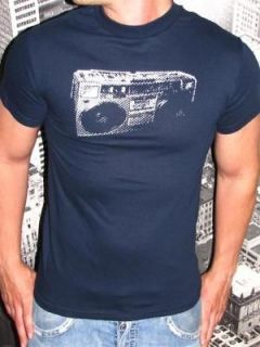 VINTAGE STEREO BOOMBOX 80s GHETTO BLASTER T SHIRT XL