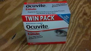 Ocuvite Lutein Eye Vitamin/ Mineral Supplement, Twin Pack 2x 120ct 