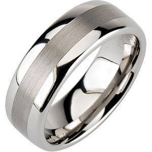 Tungsten Carbide 8mm Mens Ring Anniversary Engagement / Wedding Band 