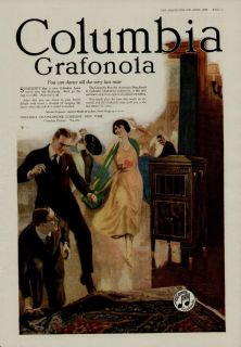 1920 COLUMBIA GRAFONOLA AD / YOU CAN DANCE TILLWOW