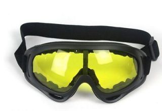 DAY / NIGHT GLOBAL VISION YELLOW LENS PROTECTIVE PADDED GOGGLES 