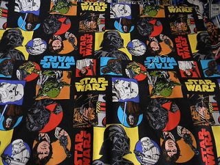 NEW Star Wars Blanket Handmade Yoda Luke Solo Vader R2D2 CPO Bobofett 