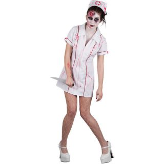   Killer Zombie Nurse Ladies Halloween Horror Zombie Fancy Dress Costume