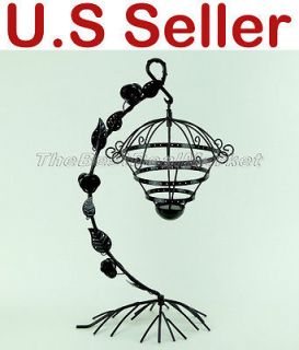 New Fancy Earrings Jewelry Display Stand Holder Metal Hanging Cage 