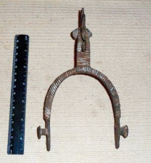 Spanish Colonial Iron Spur, Large Rowel (2 5/8)
