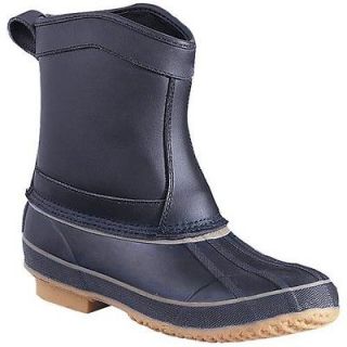 Itasca ONTARIO 649235 Womens Navy Blue Leather Pull On WATERPROOF Snow 