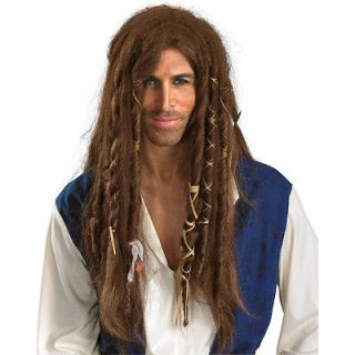 Pirates Of The Caribbean   Jack Sparrow Deluxe Wig (Adult)