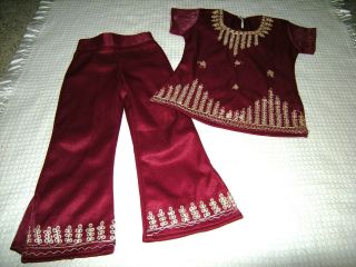 India Cultural Ethnic/Baby Girls/STUNNING Outfit/Beaded & Embroidered 
