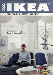 IKEA 2002 CATALOG   OFFICE FURNITURE + Office Planning Guide FREE 