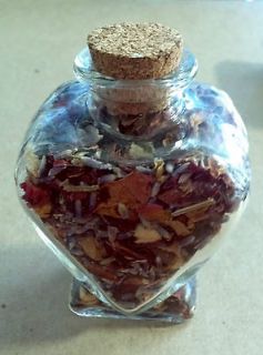 custom blended LOVE herbal incense mix wicca witch romance mojo