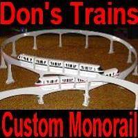 Graduated Pier Set for Disney Monorail Train New
