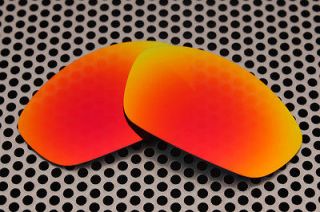 New VL Polarized Fire Red Replacement Lenses for Oakley Straight 