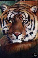 UNIQUE MODERN ABSTRACT ANIMALS TIGEROIL PAINTING,FROM ART BAYER 