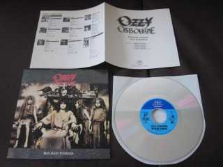 Ozzy Osbourne Wicked Japan Mini Laser Disc Sabbath