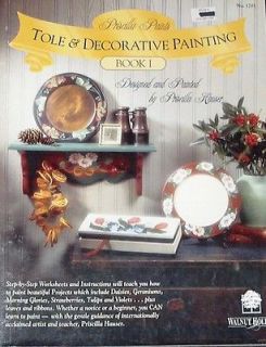   & DECORATIVE PAINTING Vol. 1 Priscilla Hauser Painting Pattern Book