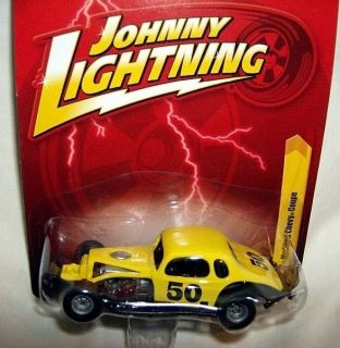 JL 1/64 R23 JL Forever 1937 CHEVY COUPE MODIFIED yello​w