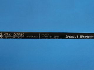 All Star Select Series, SE60MH, All Star BaitCast Rod, 6,10 20 lb, 1 