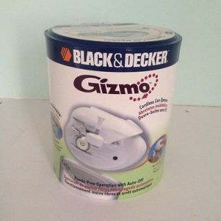 Black & Decker GIZMO Electric Rechargable Can Opener In Box Mountable