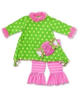 New Baby Girls Boutique Peaches n Cream 18m CANDY outfit Christmas 