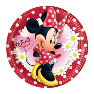 10 Disney Minnie Mouse Red Polka Dots Party 9 Paper Plates