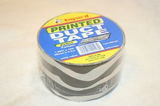   Duct Tape Zebra Pattern Tape It  1.89 inch wide for Arts and Crafts