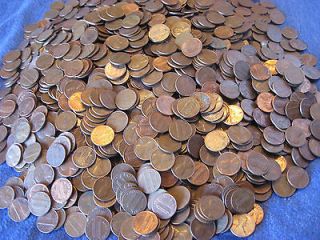 Copper Pennies in Coins & Paper Money