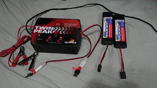 Dynamite Twin Peak NiMH charger+ 2 batteries (For Traxxas 1/ 10 E Revo 