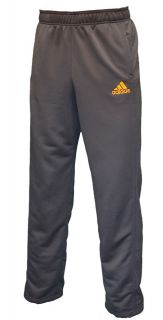 Adidas Mens Climalite Flex Performance Pants Dark Gray/Orange